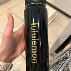 Lululemon Black Water Bottle